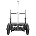 Dynamic Discs EZ Disc Golf Cart by ZÜCA | Fits Large Specialized Disc Golf Backpacks | Go Off-Road in all Seasons with All-Terrain Tubeless Foam Tires (Black)