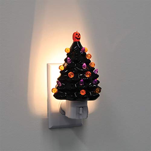 Dennis East International Halloween Tree Night Light, Green #TOP2