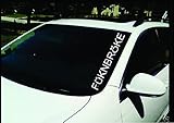 Fuknbroke Banner Vinyl Decal EDM car Dub Euro Truck S4 Vr6 Mk4 Mk3 Broke