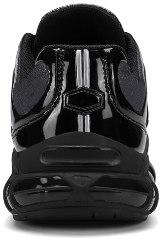 Image of KCVTD Steel Toe Shoes for Women Safety Work Sneakers Lightweight Non Slip Work Shoes Comfortable Composite Toe Slip Resistant Casual Walking Sneakers