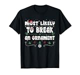 El diseño más probable de camisa cuenta con texto blanco de invierno de rojo y verde, y adornos vintage de Navidad con sombrero de Papá Noel en la temporada de vacaciones de Navidad de invierno. Ideal para fiestas de Navidad, fiestas de oficina, eventos escolares, juegos de Navidad, compras,