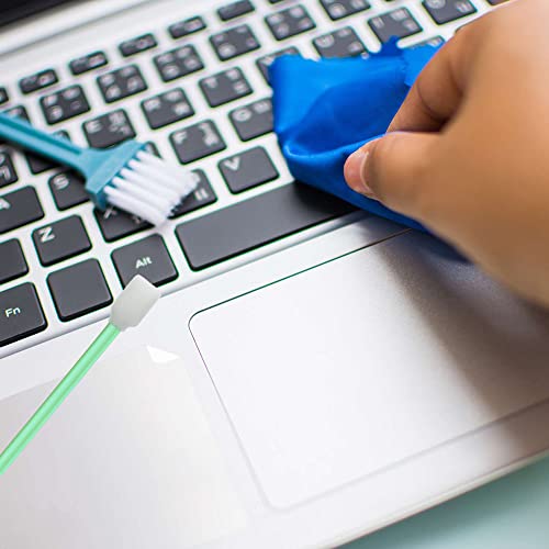 100 Stück Reinigungsstäbchen,Schaum Reinigung Stäbchen,Rechteckige Wattestäbchen für Tintenstrahl Druckkopfreiniger,Kamera,Linsen Reinigung