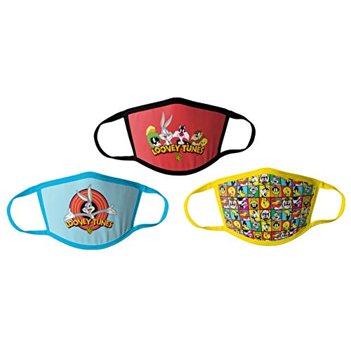 Product Image of the Handcraft Looney Tunes Kids Cloth Face Masks Cotton Pack of 3 Washable Reusable Non-Medical