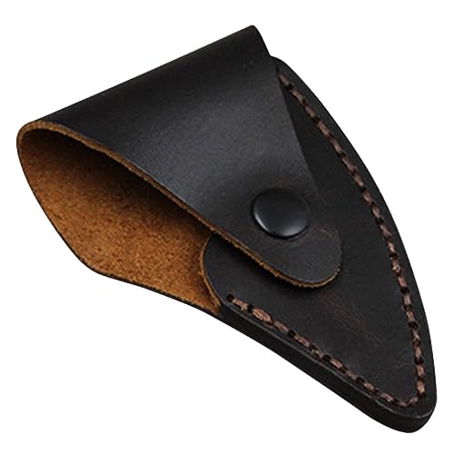 MERRYHAPY jeu de haches jardinage outillage kit de jardinage matériel de survie trousse en cuir coffret the gaine fourreau de tête de protecteur de manche de