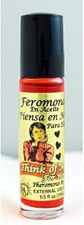 6 PIECES THINK OF ME/PIENSA EN MI PHEROMONE OIL ROLL-ON BOTTLE 1/3 OZ 10ML