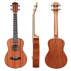 Winzz Tenor Ukulélé Adulte, Ukulele Débutant Set 26 Pouces Avec Support Ukulele et Capodastre (Acajou, Mat) - Les Beatles, Paul McCartney, John Lennon, RIngo Starr, George Harrison Winzz Tenor Ukulélé Adulte, Ukulele Débutant Set 26 Pouces Avec Support Ukulele et Capodastre (Acajou, Mat) – Image 2