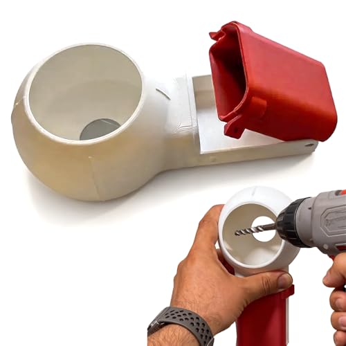 Drill Dust Collector Box Universal Dust Collection Bowl Compatible with Most Drill Bits Ideal for Home Renovation Workshop and Hanging Pictures Efficient Dust Management System