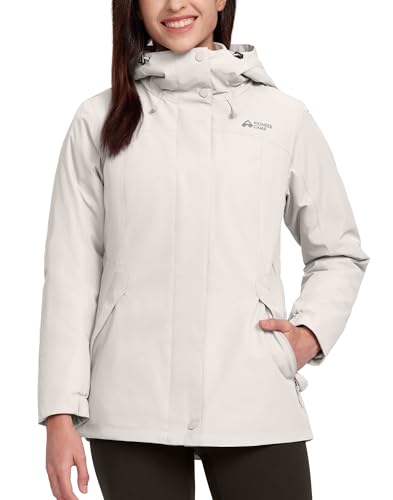 Pioneer Camp Damen Winterjacke Wasserdicht Winddicht Atmungsaktiv Skijacke für Snowboard Ski Outdoor