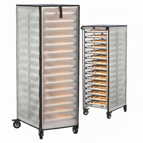 Commercial Bread Rack Cover with Zipper (20-Tier)