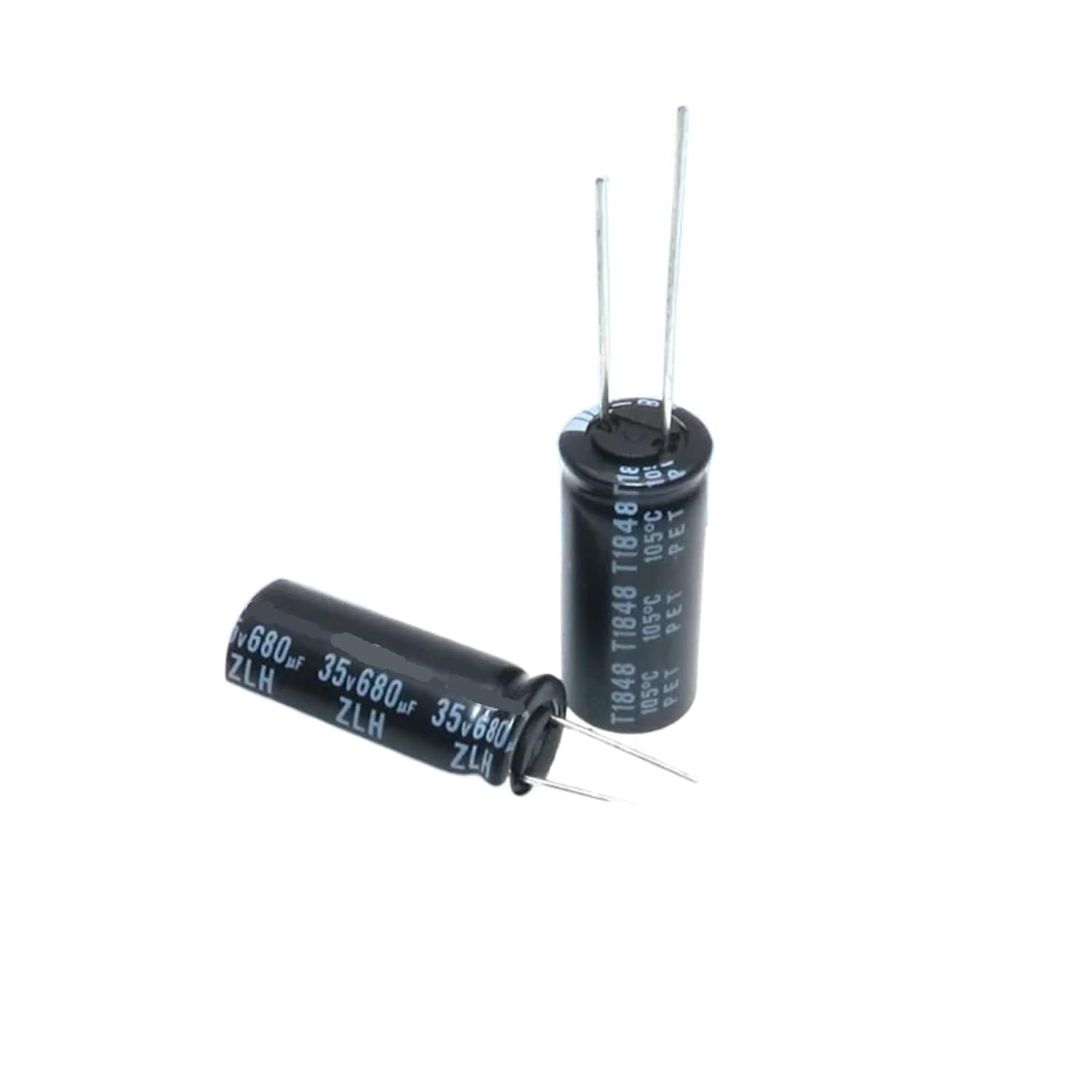 10PCS Rubycon Aluminum electrolytic Capacitor 35V 680UF 10X23 Ruby zlh high Frequency and Long Life