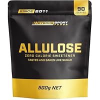 Allulose Natural Sweetener 500g | Sugar Replacement Sweetener Alternative | Zero Net Carbs | Low GI | Keto & Diabetic Friendly | Sugar-Like Taste | Non GMO
