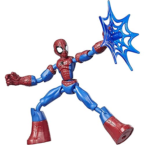 Marvel - E7686 - Figurine articulée Spider-Man - 15 cm - avec Filet - pour Enfants à partir de 6 Ans