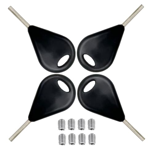 51buyoutgo 4pcs Surf Fin Key & Screws for Longboard Surfing