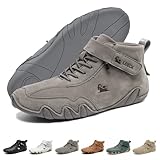 【Botas altas hechas a mano en Italia】La parte superior y la suela de nuestros zapatos de caña están cosidas a mano. Cada par de zapatos está cuidadosamente elaborado, las costuras son firmes y no se rompen fácilmente, y el zapato y el pie se pueden combinar perfectamente. Le brindan una sensación cómoda en el pie y protegen completamente sus pies.