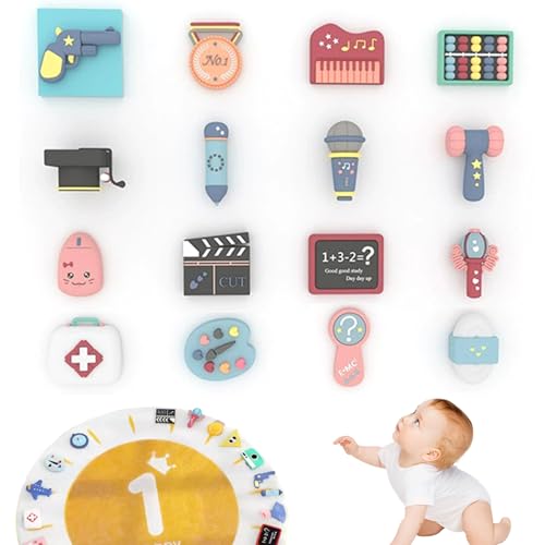 Doljanchi Zhuazhou garçon : kit de 16 jouets de cérémonie premier anniversaire