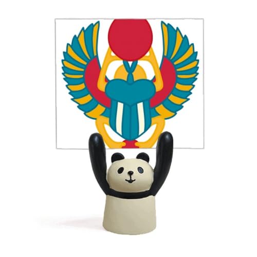 Porte-mémo scarabée Égypte ancienne style artistique motif panda