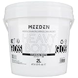 MEEDEN Titanium White Acrylic Paint: 2L/67.64oz/0.53 gal Heavy Body Gloss - 0.528 Gallon Bulk Thick White Paint for Canvas Crafts Painting