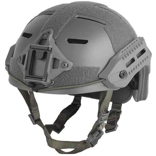 Casque tactique MK version simple anti-choc avec rail pour airsoft et sport de plein air