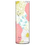 Floreros de plástico para centro de mesa de boda con flores coloridas de primavera, 11.8 x 3.9 pulgadas, jarrón estético para decoración de sala de estar