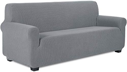 TIANSHU Armchair Slipcovers,1 Seater Sofa Covers, Couch Covers, Pet Covers,Non Slip Couch Slipcovers for Dogs(1 Seater, Light Gray)