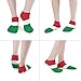 4TH N Women's 5-Pairs Casual Fashion Elastic Ankle Socks, Outdoor Sports Low Cut Sock for Office, Home, Daily Essentials (Italy Flag)