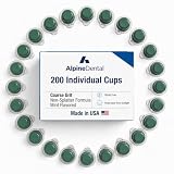 Alpine Blanc Tooth Polish Cups, Mint Flavored – Professional Teeth Polishing Paste for a Smooth, Fresh Dental-Clean Feel – 200 Count