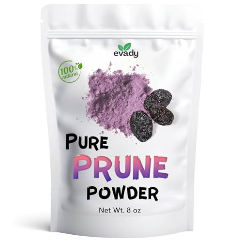 Prune Powder 8 oz, Natural Powder for Beverages, Cooking, High in Fiber & Antioxidants