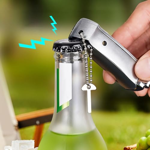 Encendedor recargable a gas butano con llama antiviento miniatura 4