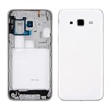 for Galaxy J3 / J320 Battery Back Cover + Middle Frame Bezel White