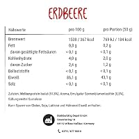 Bodybuilding Depot Whey Protein Isolat 1kg - Erdbeere | umweltfreundlich in Papier verpackt – Ansicht 3