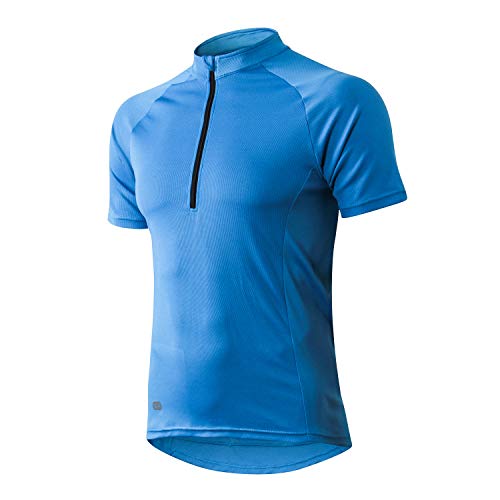 INBIKE Cycling Jersey Men, Short Sleeve Shirt Bike Accessories Running Tops Bike Biking Shirt Blue XX-Large by INBIKE - Used condition - US$15.47