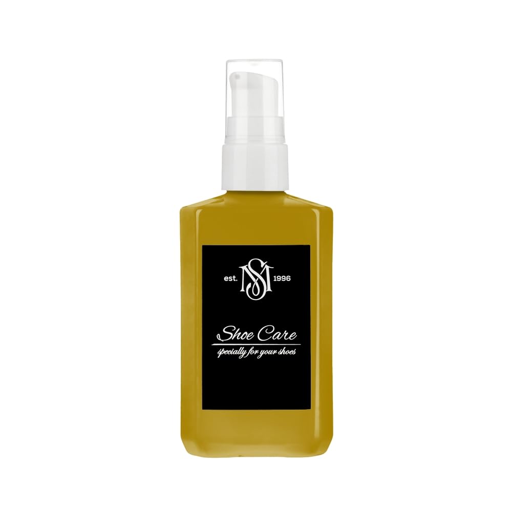 Baume pour cuir NCS S 3560-Y soin assouplissant raviveur de teinte chaussures maroquinerie 100ml