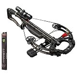 Barnett Whitetail Hunter STR Crossbow, MossyOak Bottomland, Standard 4x32 Scope with 5PK Headhunter 22" Arrows Barnett Whitetail Hunter STR Crossbow, MossyOak Bottomland, Standard 4x32 Scope with 5PK Headhunter 22" Arrows