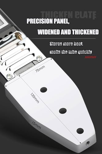 Máquina de fusão de tubo de poli soldador de tubo de água, kit de soldador de plástico de exibição d