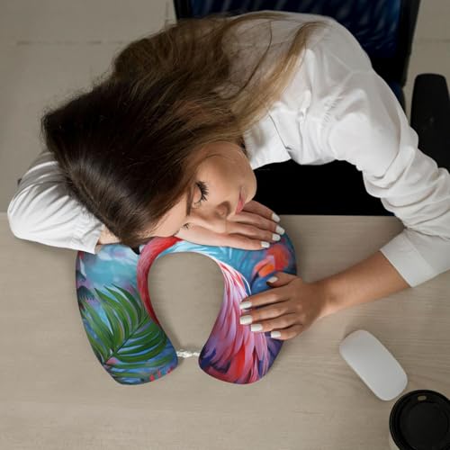 Almohada Viscoelástica U-Shaped Tamaño Único Para Viaje miniatura 7