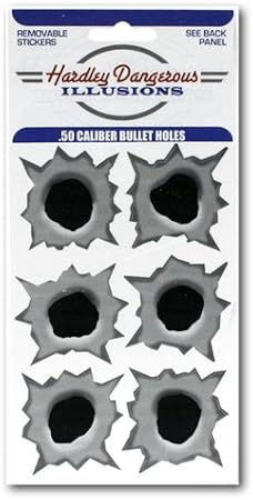 Amazon.com: .50 Caliber Bullet Holes Stickers : Toys & Games