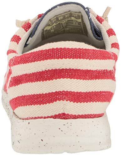 Roper Women's Hang Loose Loafer, Red, 8 #TOP2
