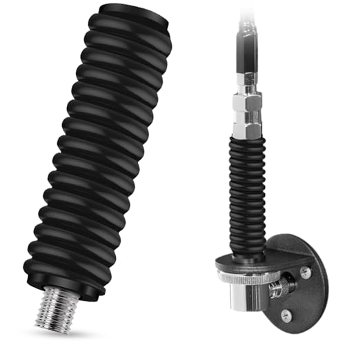 AV DIRECT SS-3H Black CB Antenna Spring Mount, Black Heavy Duty Stainless Steel CB Spring Fit for Up to 60