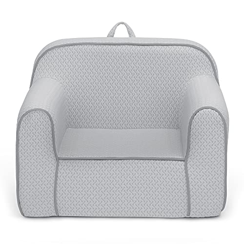 iComfort Memory Foam Chair for Kids for Ages 18 Months and Up, Grey by Delta Children - Used condition - US$24.96