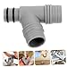 UKCOCO Kitchen Sink Drain Overflow Adapter Shaped Way Connector for Kitchen Basin Sink Drain Plumbing Tool Sink Overflow Tube Splitter Durable Drain Connection Accessory