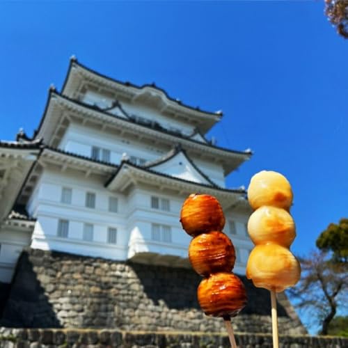 小田原城を眺めながら食べるお団子 三福引換券 2本分 くるみ味噌 みたらし