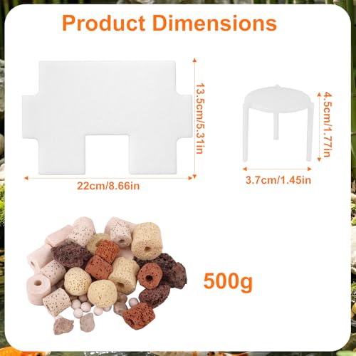 Penitue Kit 17 Piezas Medio de Filtro para Cascada miniatura 2