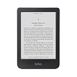 Kobo Clara BW | eReader Ecrã táctil anti-reflexo de 6" com ComfortLight Pro, opção de modo escuro, audiolivros, resistente à água, 16 GB de armazenamento, preto