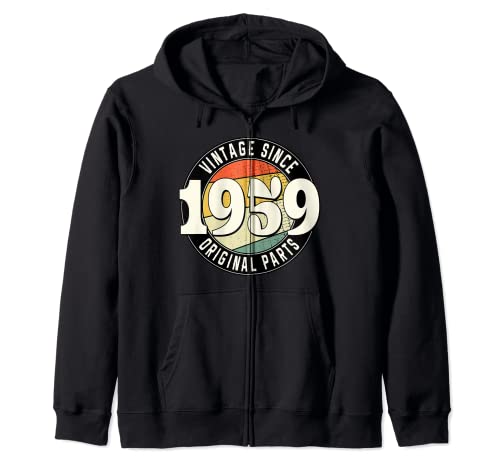 63 Regalos de un año 63 Camisa de cumpleaños Vintage desde 1959 Sudadera con Capucha