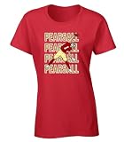 Red San Francisco Ricky Pearsall Text Pic Womens T-Shirt Adult Small