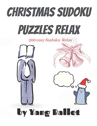 Christmas Sudoku Puzzles Relax: 200 easy Sudoku Relax