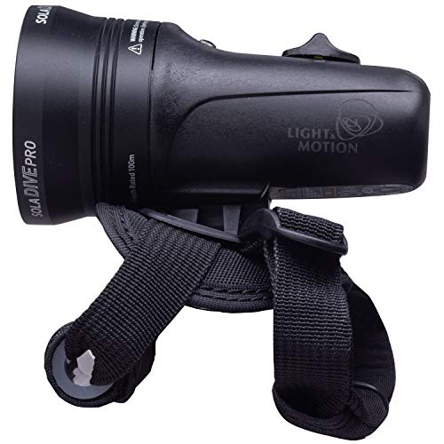 Light & Motion Sola Dive Pro 2000. The Dive Pro Combines A Powerful Output With An Extended Runtime, Featuring A Penetrating 8° Spot Beam For Effective Signaling Even In Challenging Visibility, Black #TOP2