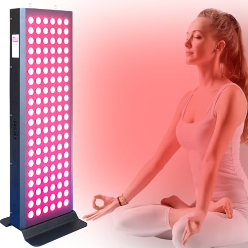 Red Light Therapy Device for Full Body, 630nm, 660nm, 810nm & 850nm, Near Infrared Dual-Chip Clinical Grade LED Panel for Smooth Skin, Weight & Pain Management and Overall Wellness (600-Watt 120-LED)