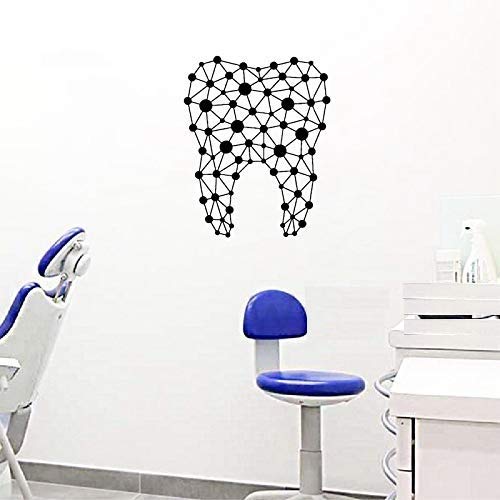 Dental Wall Stickers for Clinic Tooth Vinyl Wall Dentist Clinic Dental Decor Tooth Wall Bathroom Home Decor Size(40X55)-image-16