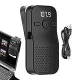 Revolucione el audio de su automóvil: con conectividad a computadora y funciones de transferencia de archivos, nuestro altavoz manos libres para automóvil cuenta con un puerto de carga TIPO C y entrada de audio para compartir archivos fácilmente. Disfrute de indicaciones de voz s en chino e inglés y de una reproducción de audio mejorada en su automóvil con este práctico accesorio